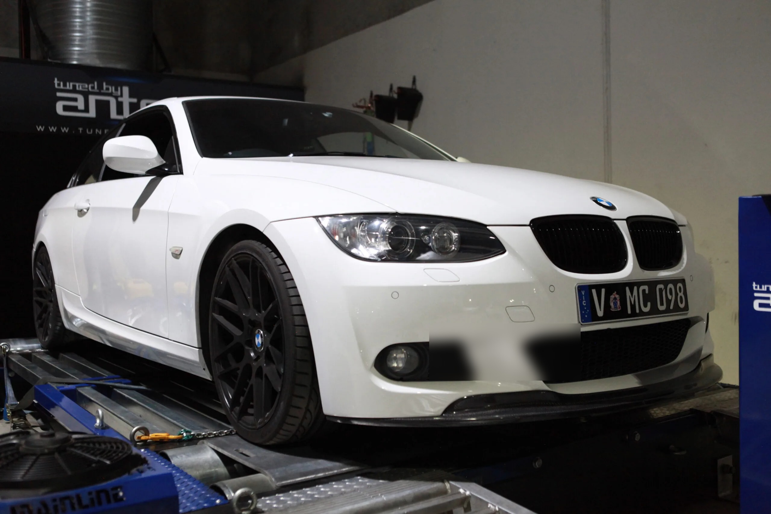 BMW 330d (2010) at Protunes for Stage 2 ECU calibration