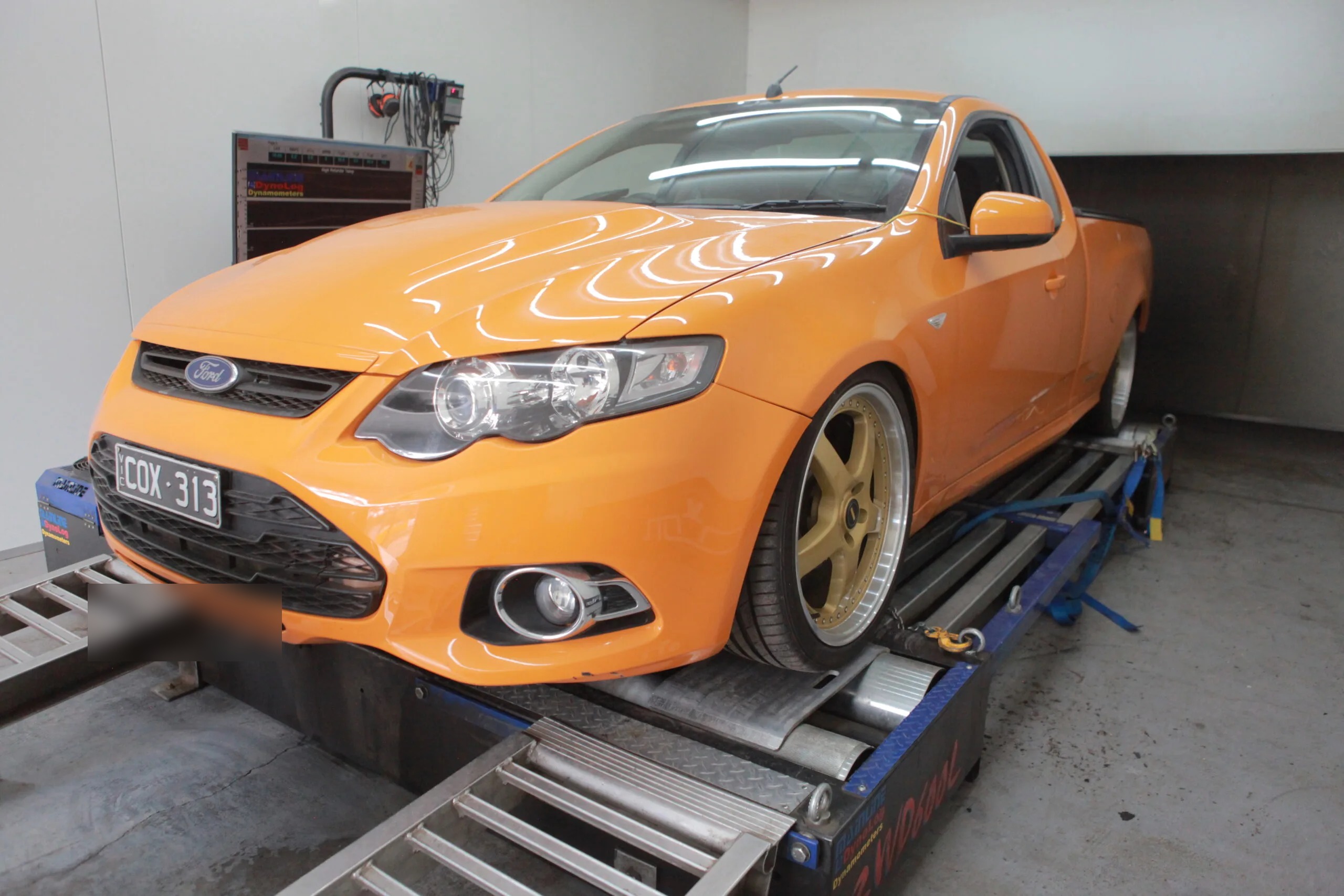 Ford F6 FG (2010) at Protunes for Stage 1 ECU calibration