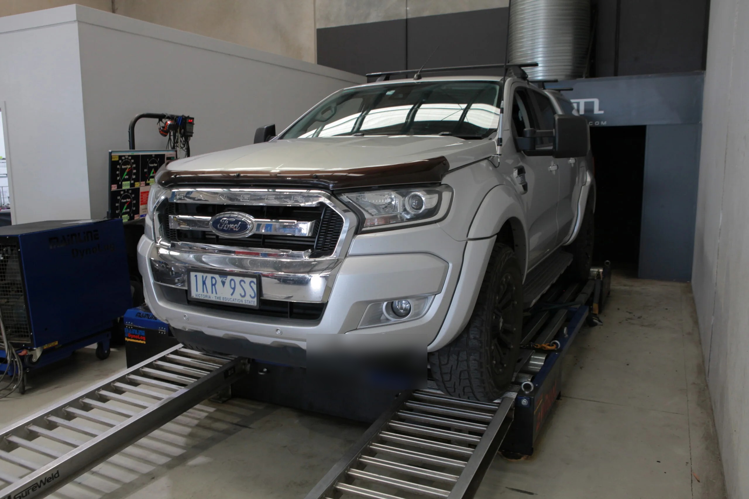 Ford Ranger PX2 (2017) at Protunes for Stage 1 ECU calibration
