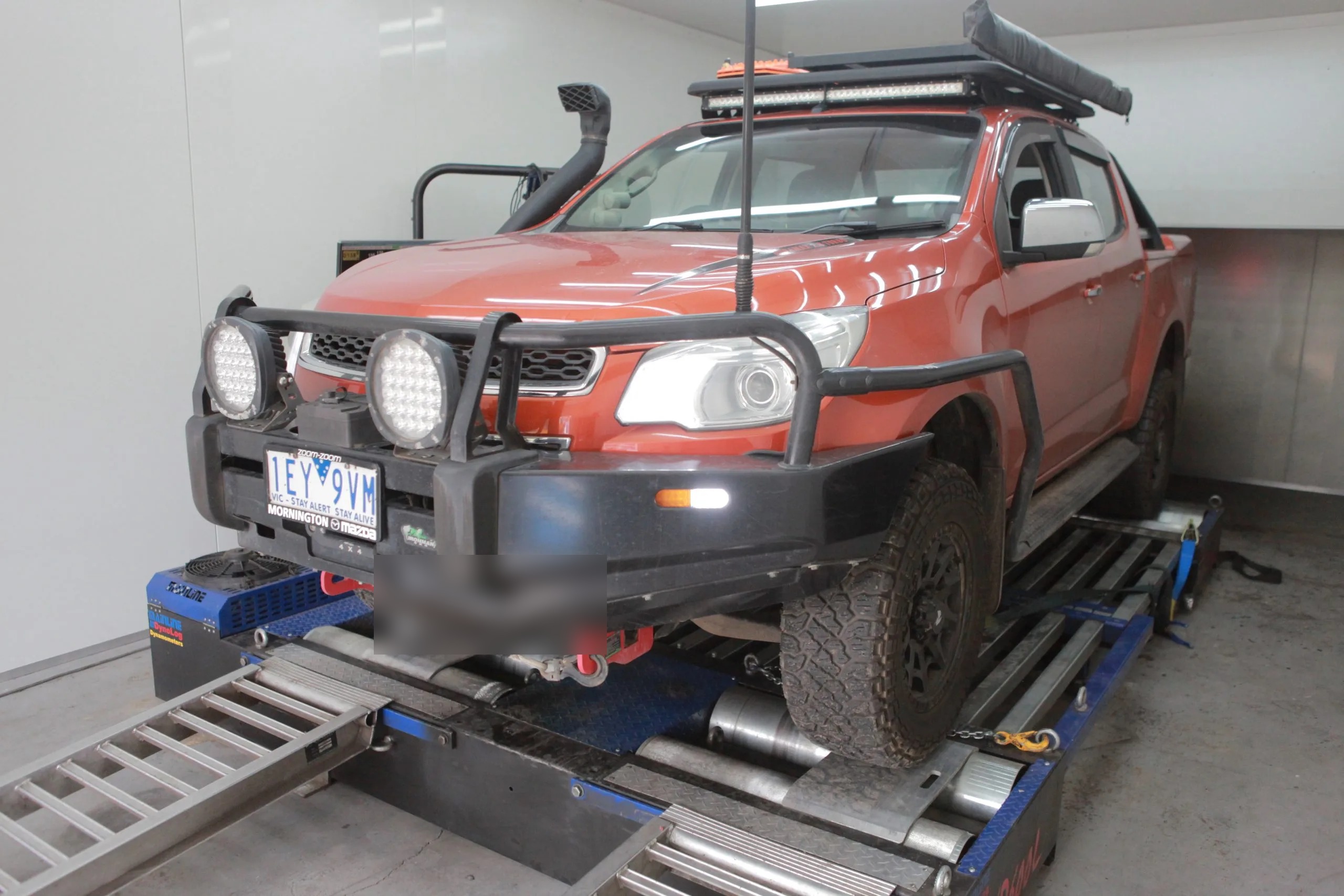Holden Colorado RG (2015) at Protunes for Stage 2 ECU calibration