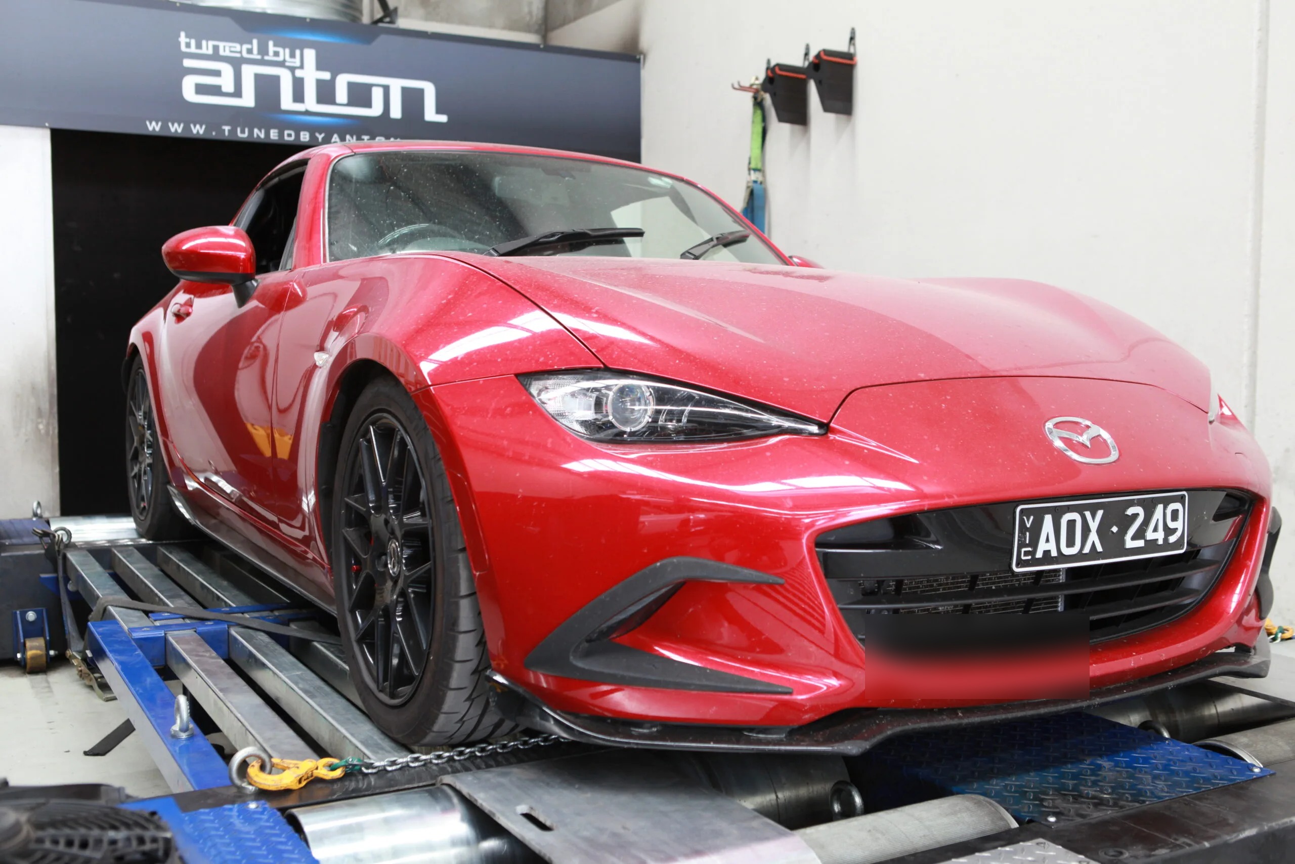 Mazda MX5 NC (2018) at Protunes for Stage 2 ECU calibration