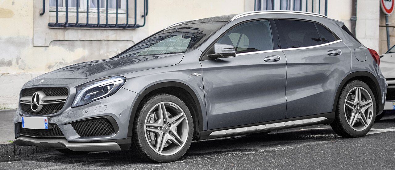 Mercedes GLA45 AMG (2016) — representative manufacturer image