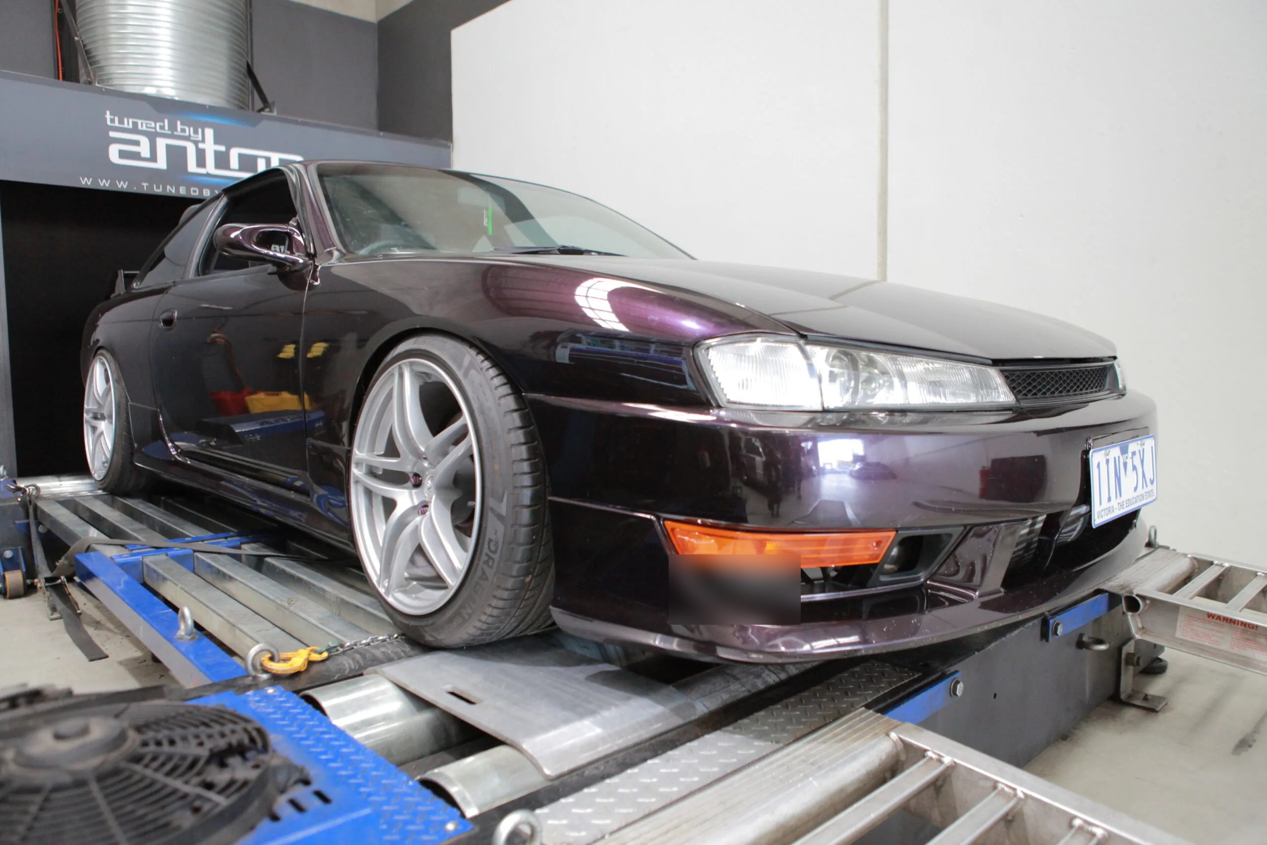 Nissan 200SX S14 (1997) at Protunes for Stage 3 ECU calibration