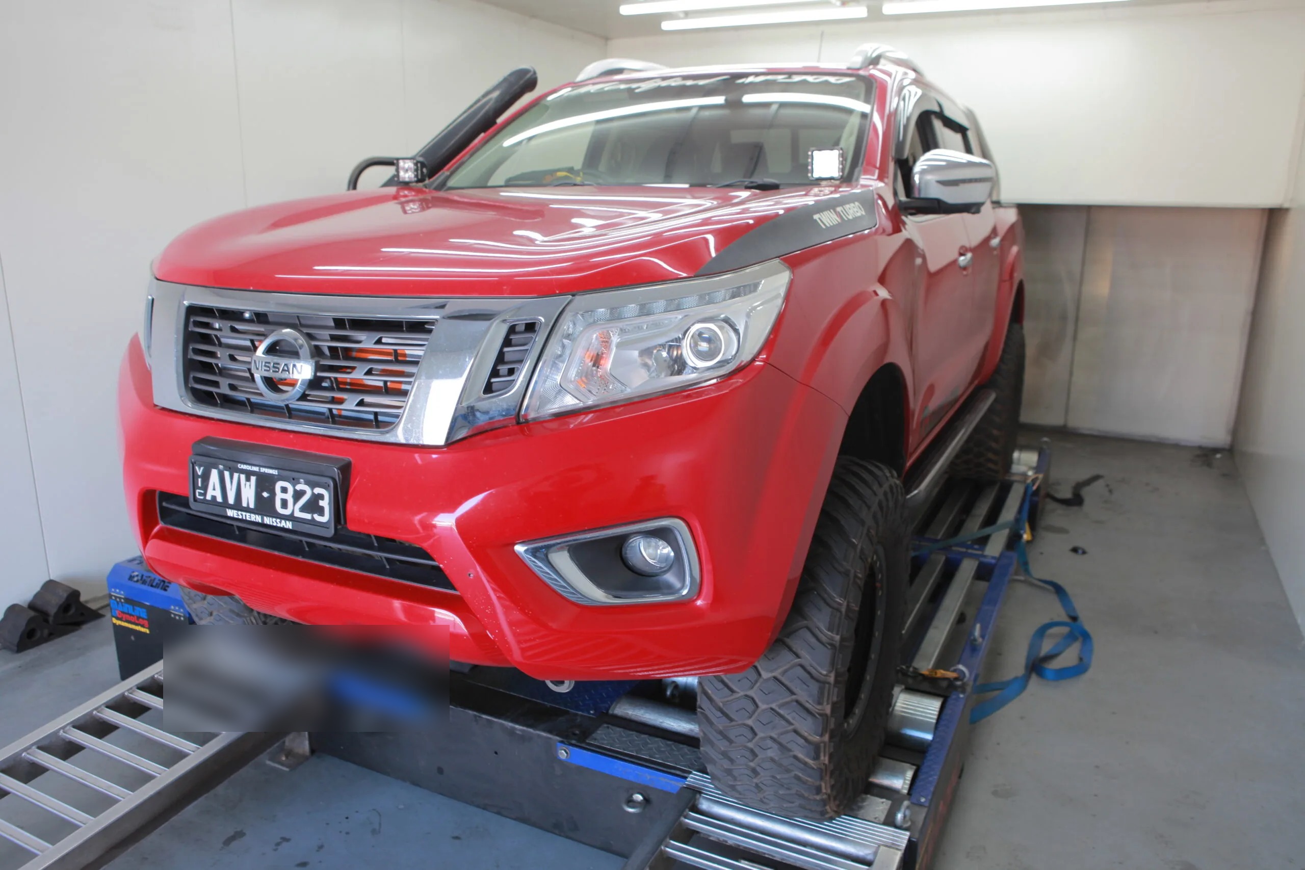 Nissan Navara NP300 (2015) at Protunes for Stage 1 ECU calibration
