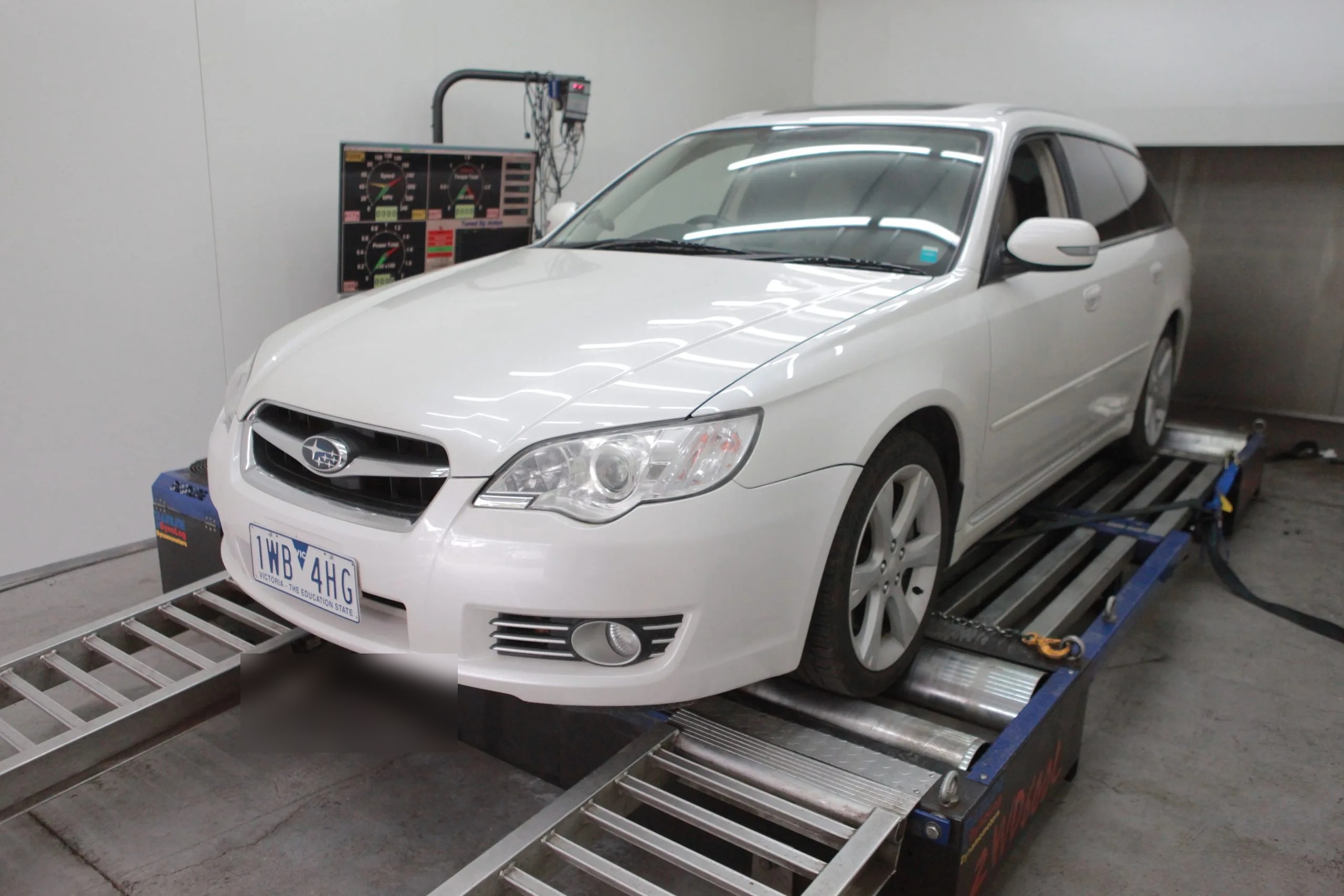 Subaru Liberty (2012) at Protunes for Stage 2 ECU calibration