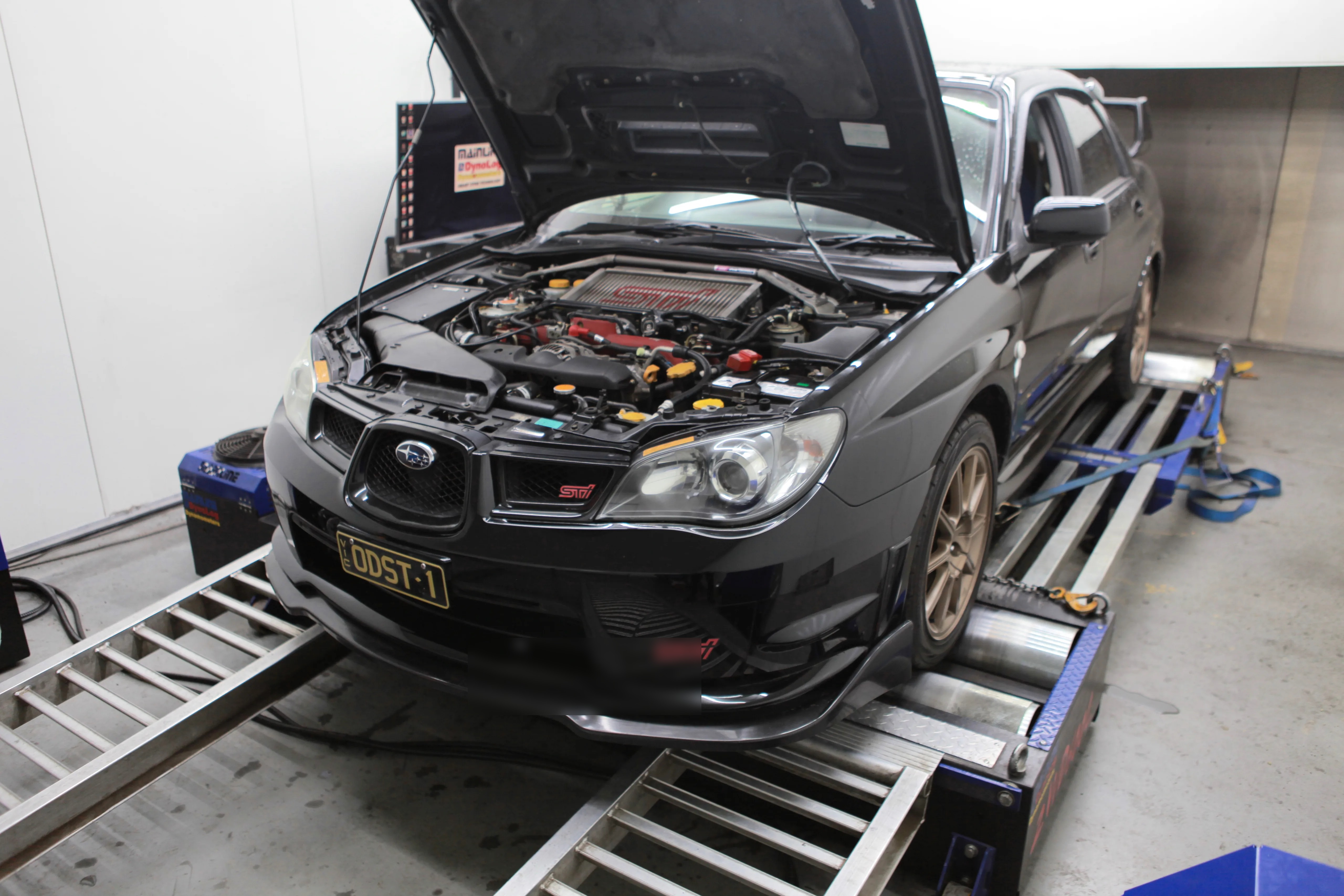 Subaru STI MY16 (2016) at Protunes for Stage 3 ECU calibration