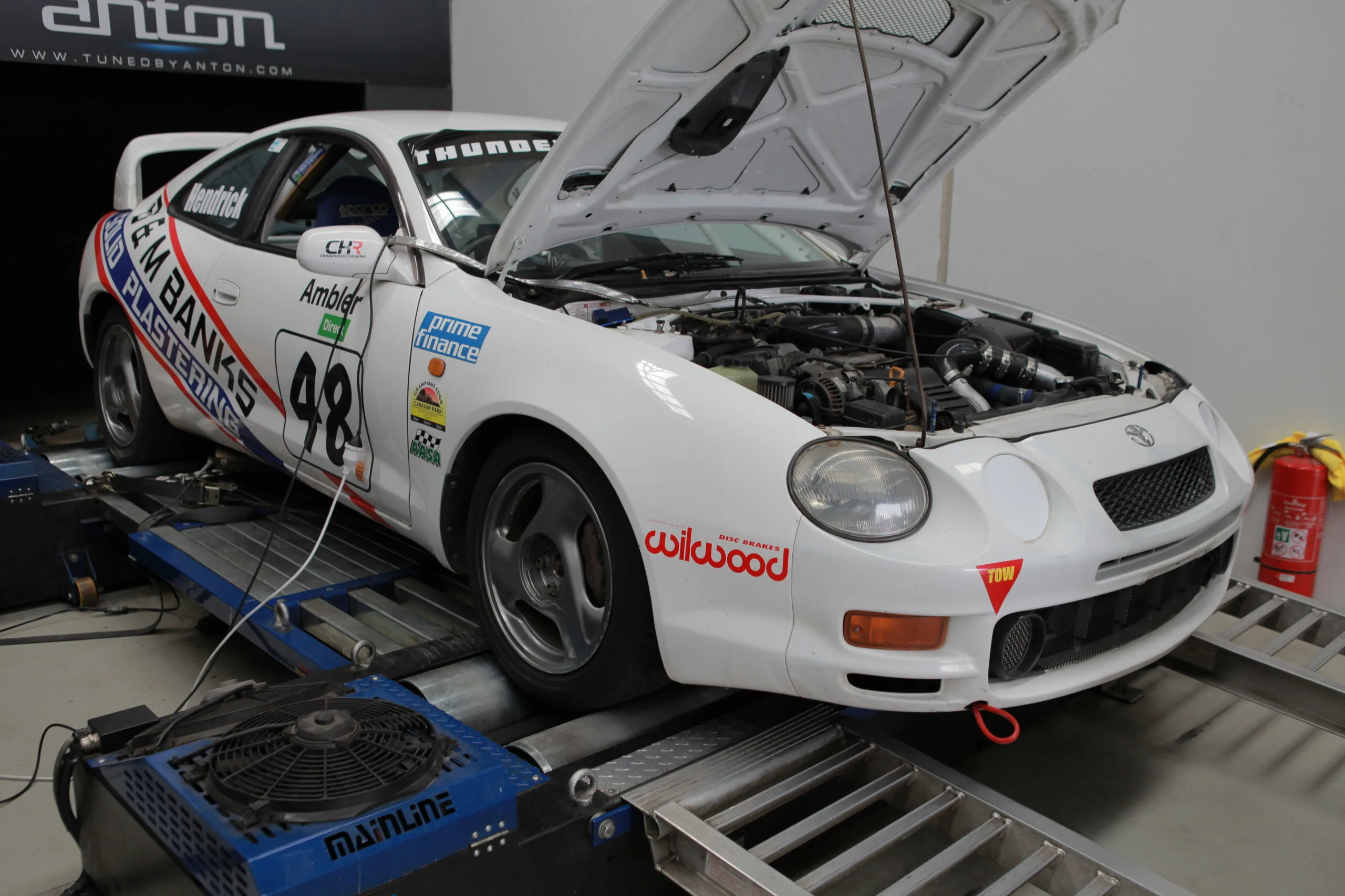 Toyota Celica GT4 (1992) at Protunes for Stage 2 ECU calibration
