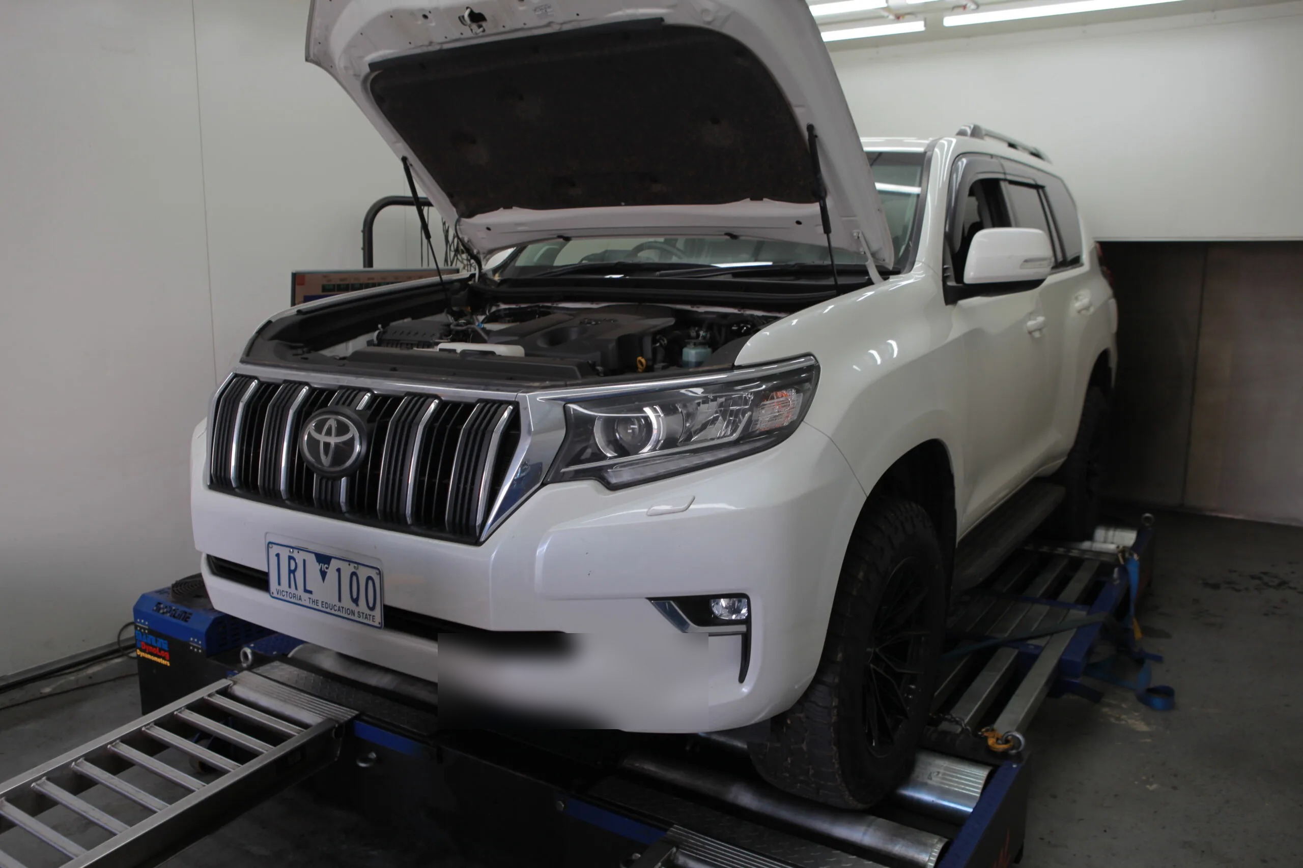 Toyota Prado GXL (2020) at Protunes for Stage 1 ECU calibration
