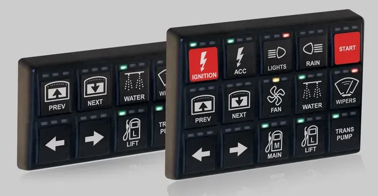 15 BUTTON CAN KEYPAD 3 X 5 HORIZONTAL