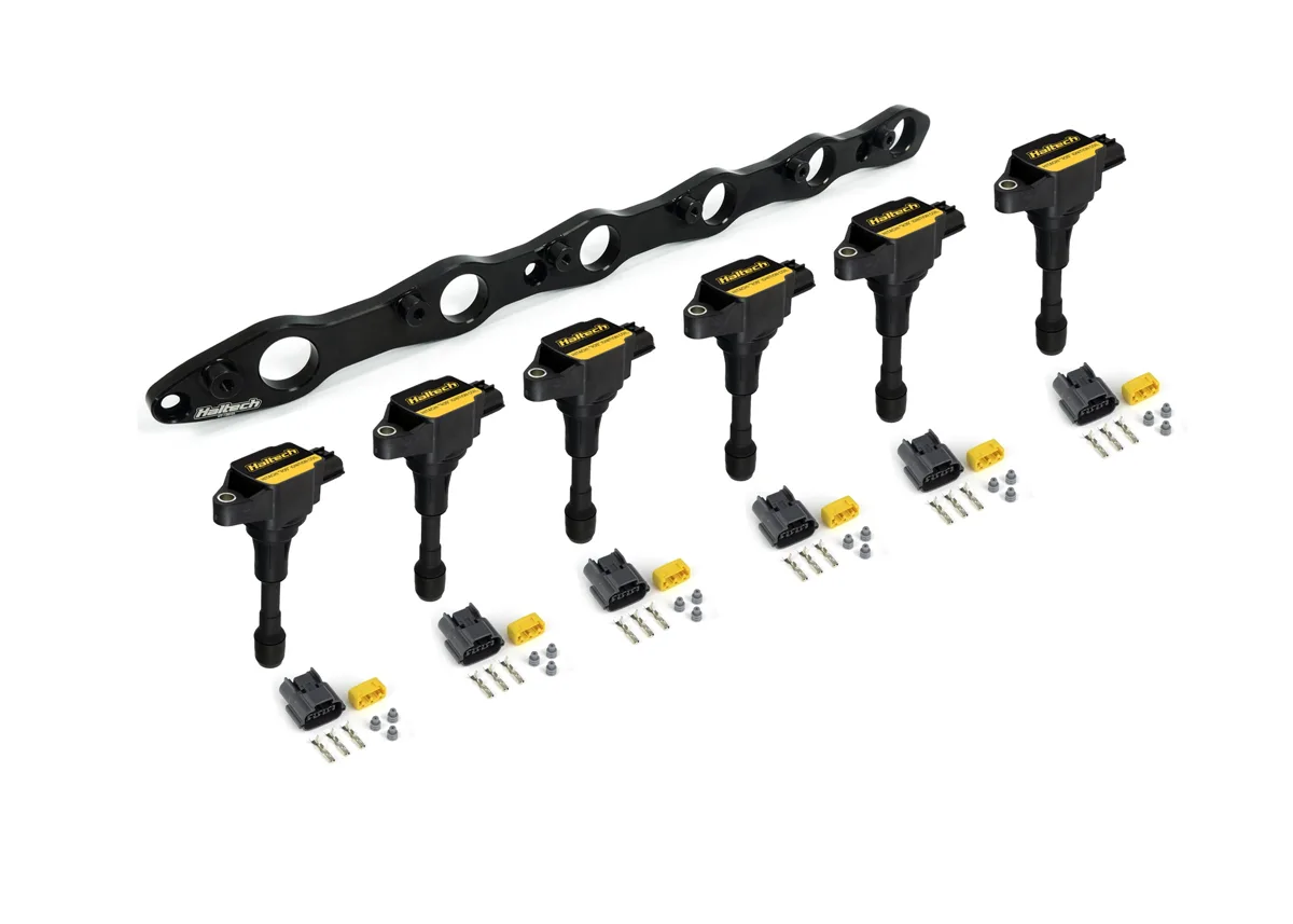 R35 Coil Bracket for Nissan RB20/25/26 includes bracket coils and connectors