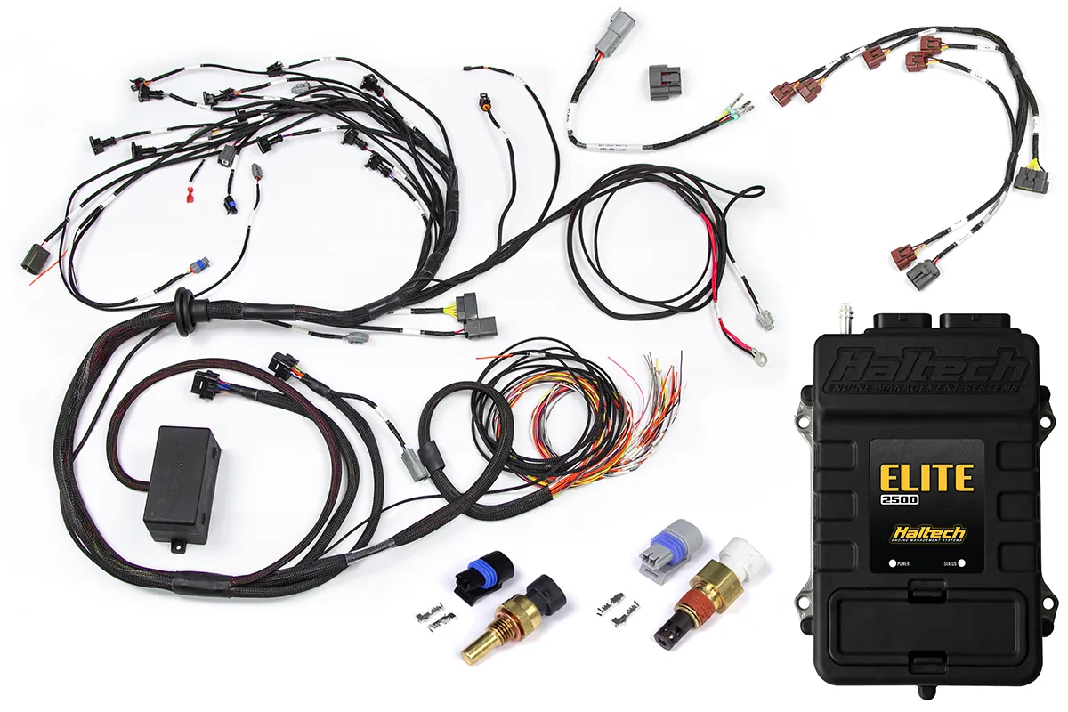 RB Twin CAM Elite 2500 ECU, Main Harness, CAS Breakout, Earl