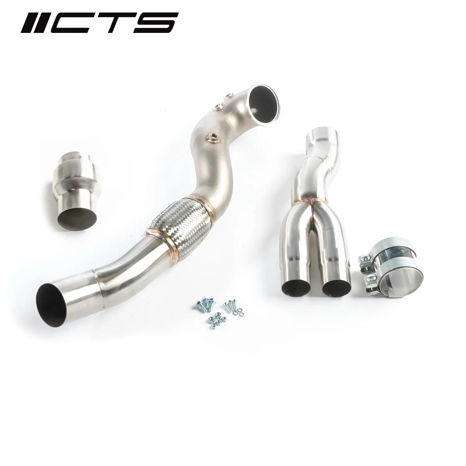 CTS Turbo 8V/8Y RS3 and 8S TTRS 2.5T EVO 3.5″ Single High-flow Cat