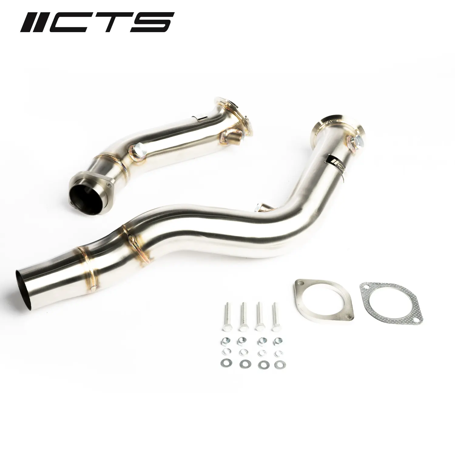 CTS TURBO 3″ Stainless Steel Downpipe BMW S55 F80 F82 F87 M3/M4/M2 COMPETITION