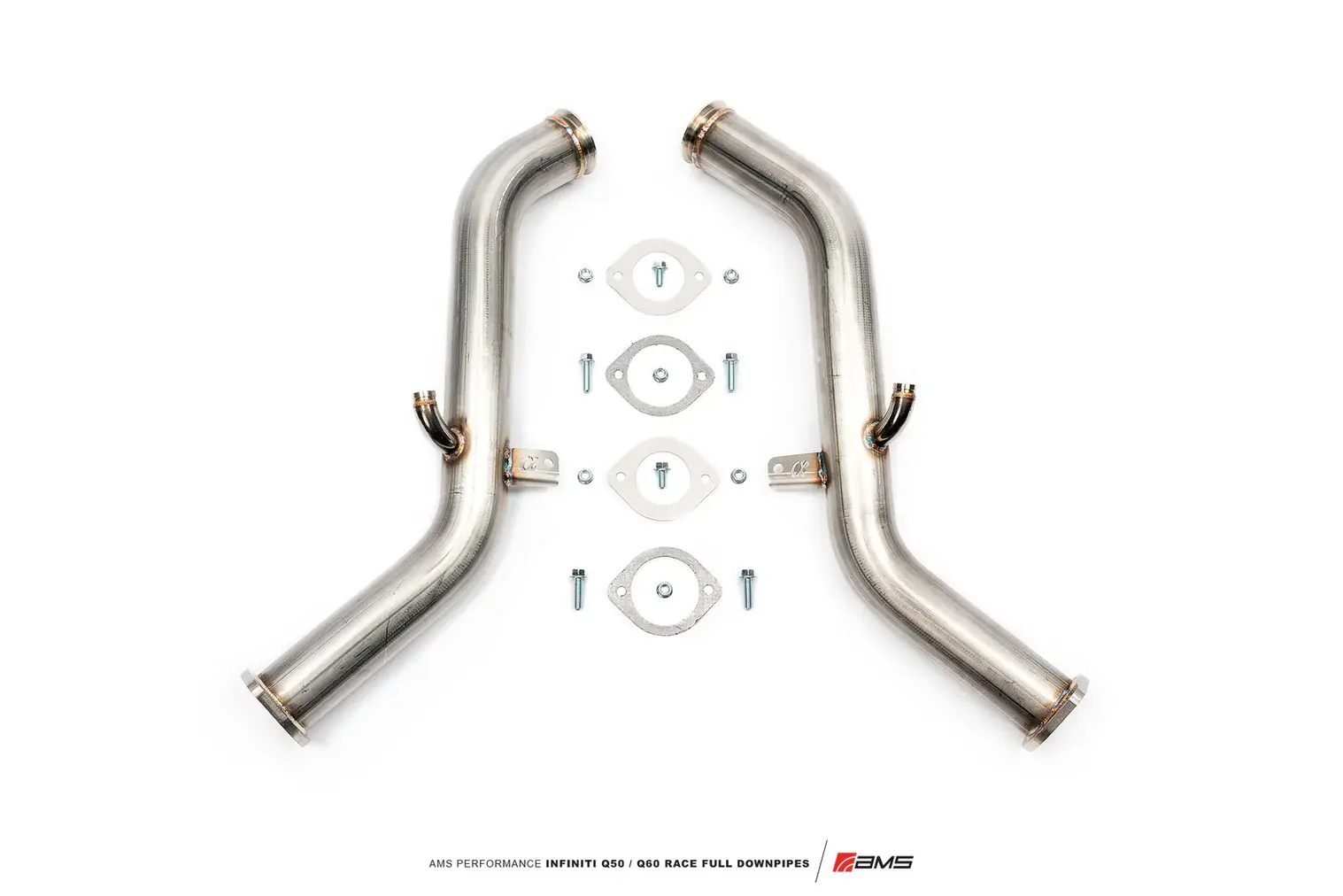 AMS Performance Full Race Downpipes Nissan Z RZ34 22+ (VR30DDTT)