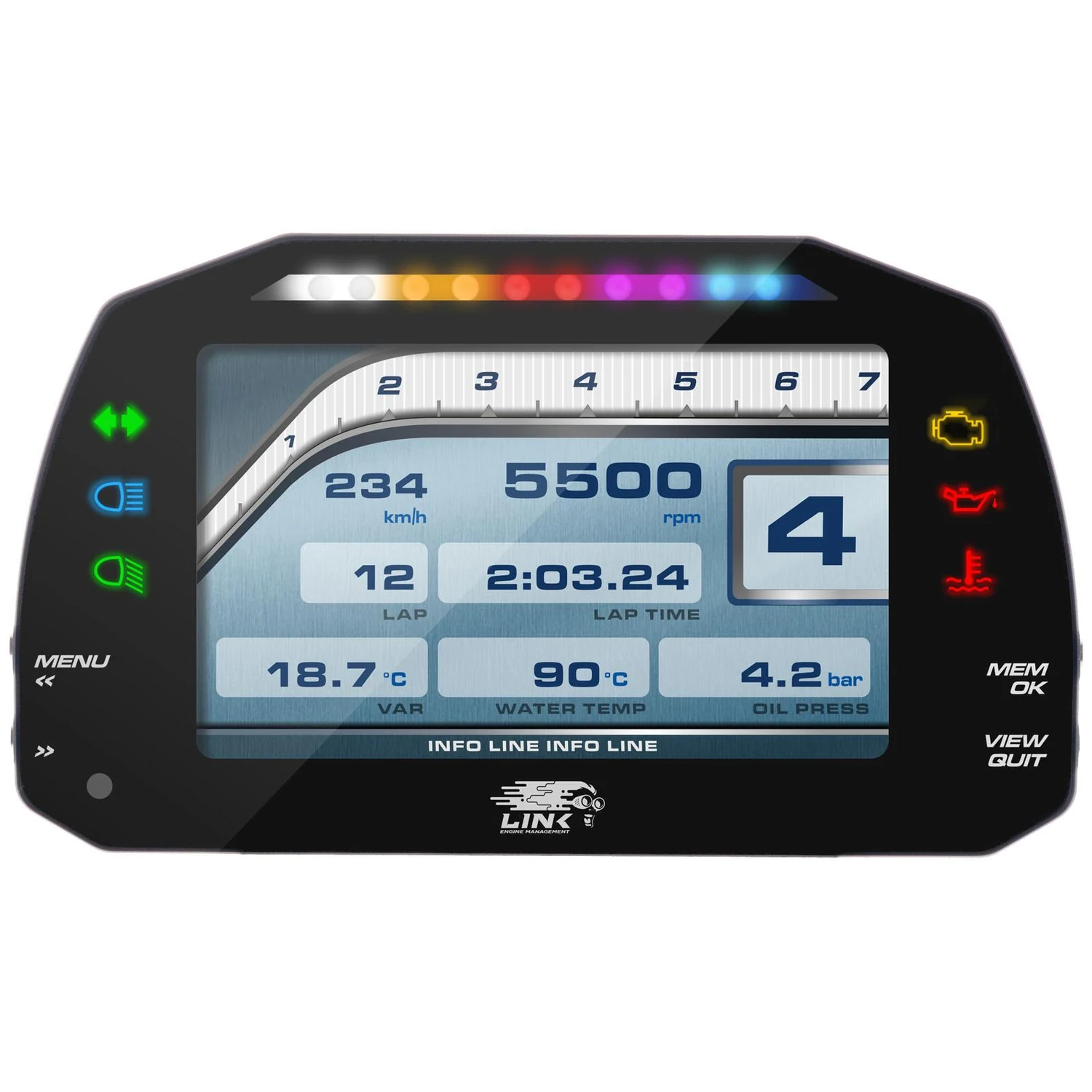 LINK MXS Strada 5-inch Dash - Street Edition