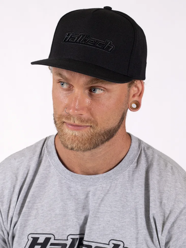 Haltech Snapback Cap - Black Size: One size fits all.