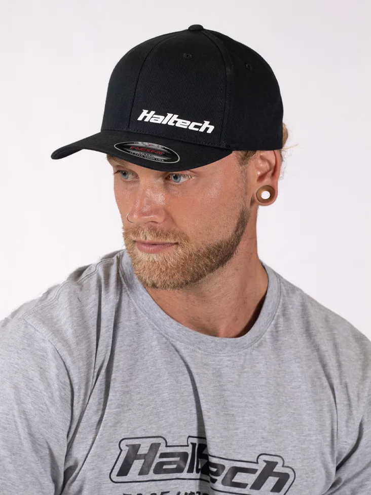 Haltech Flexfit Cap - Black XL-3XL Size: XL-3XL