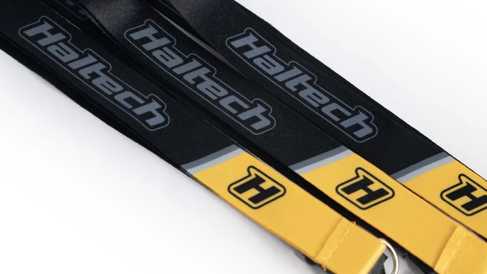 Haltech Lanyard - Yellow with printed logo