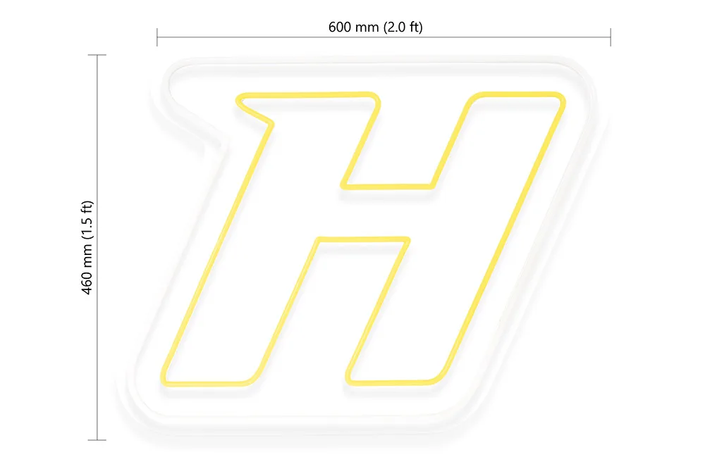 Haltech Neon Sign 600mm x 460mm - Au Plug