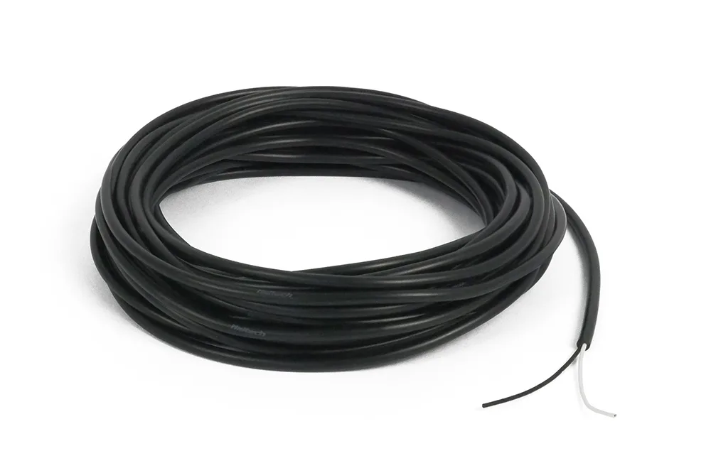 Cable - Multicore - 2 x 22AWG Black/White - 10 Meter (32) Length: 10M / 32ft