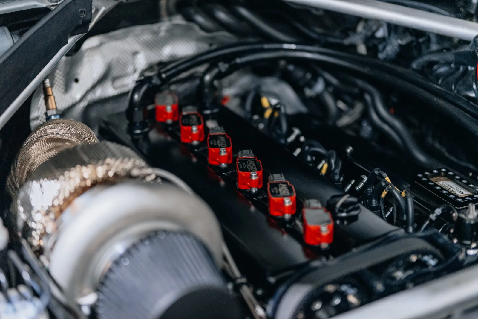 Toyota 2JZ engine bay