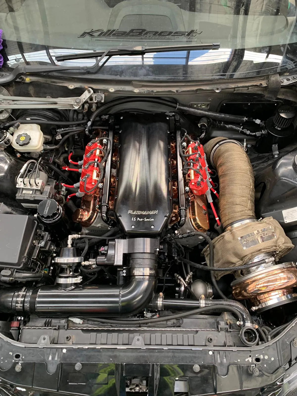Turbocharged LS V8 engine build